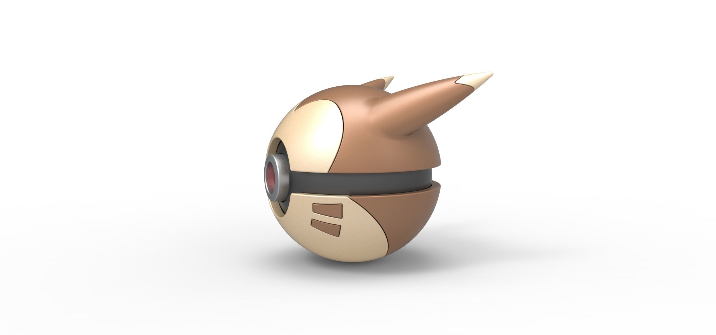 Furret orb 3D print model_5
