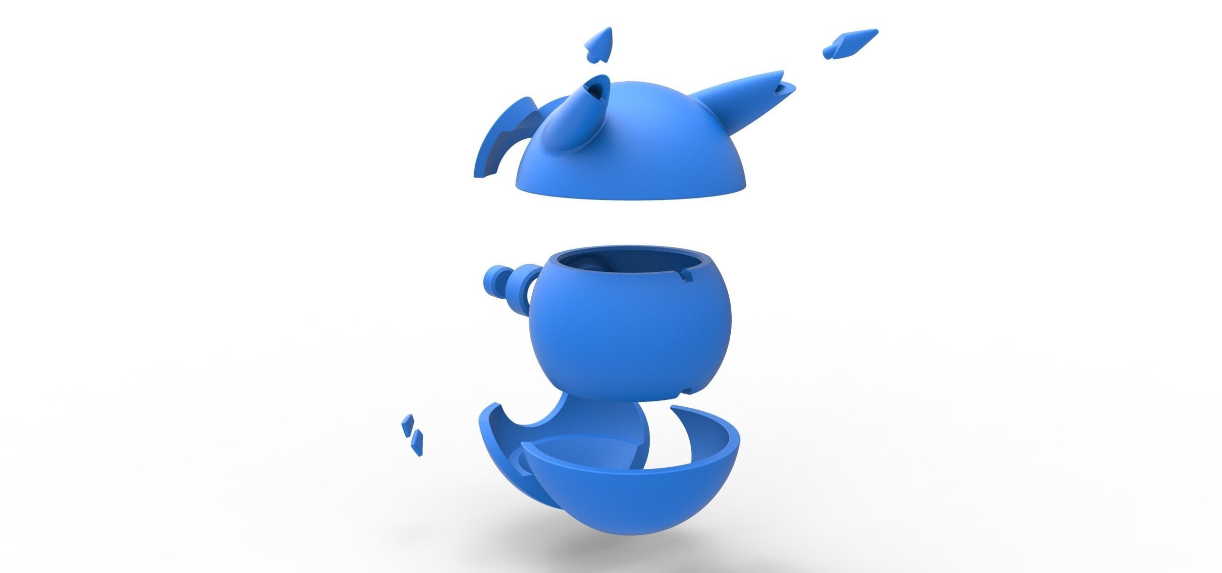 Furret orb 3D print model_22