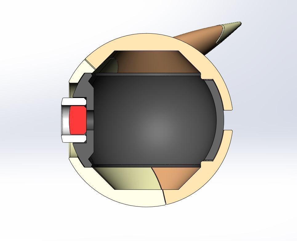 Furret orb 3D print model_23