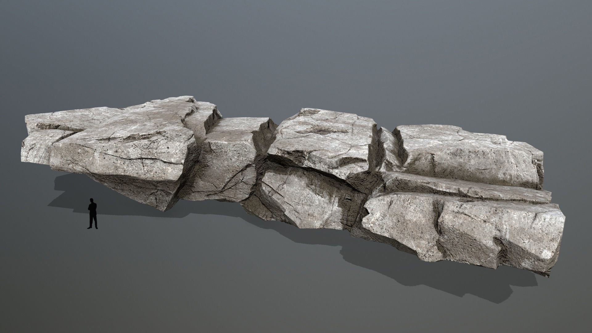rocks Low-poly 3D model_3