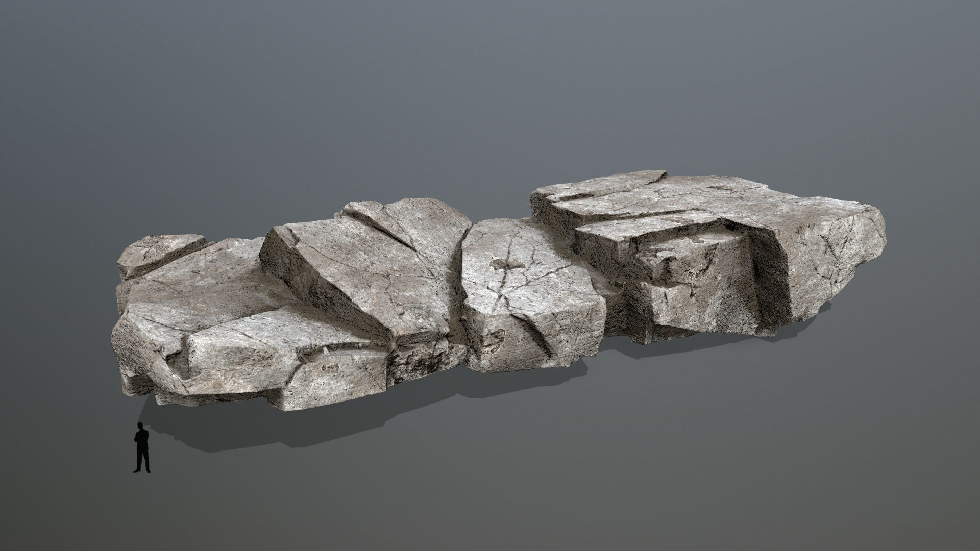 rocks Low-poly 3D model_5