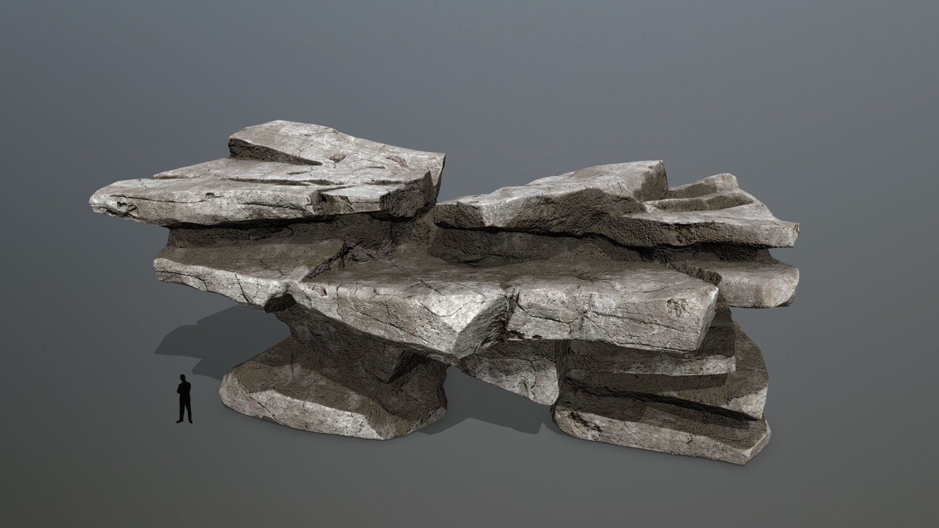 rocks Low-poly 3D model_6