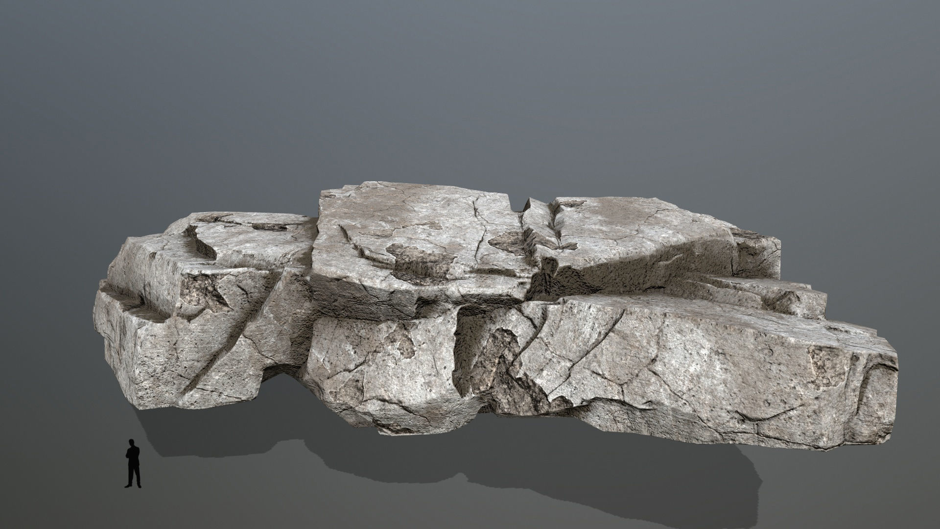 rocks Low-poly 3D model_2
