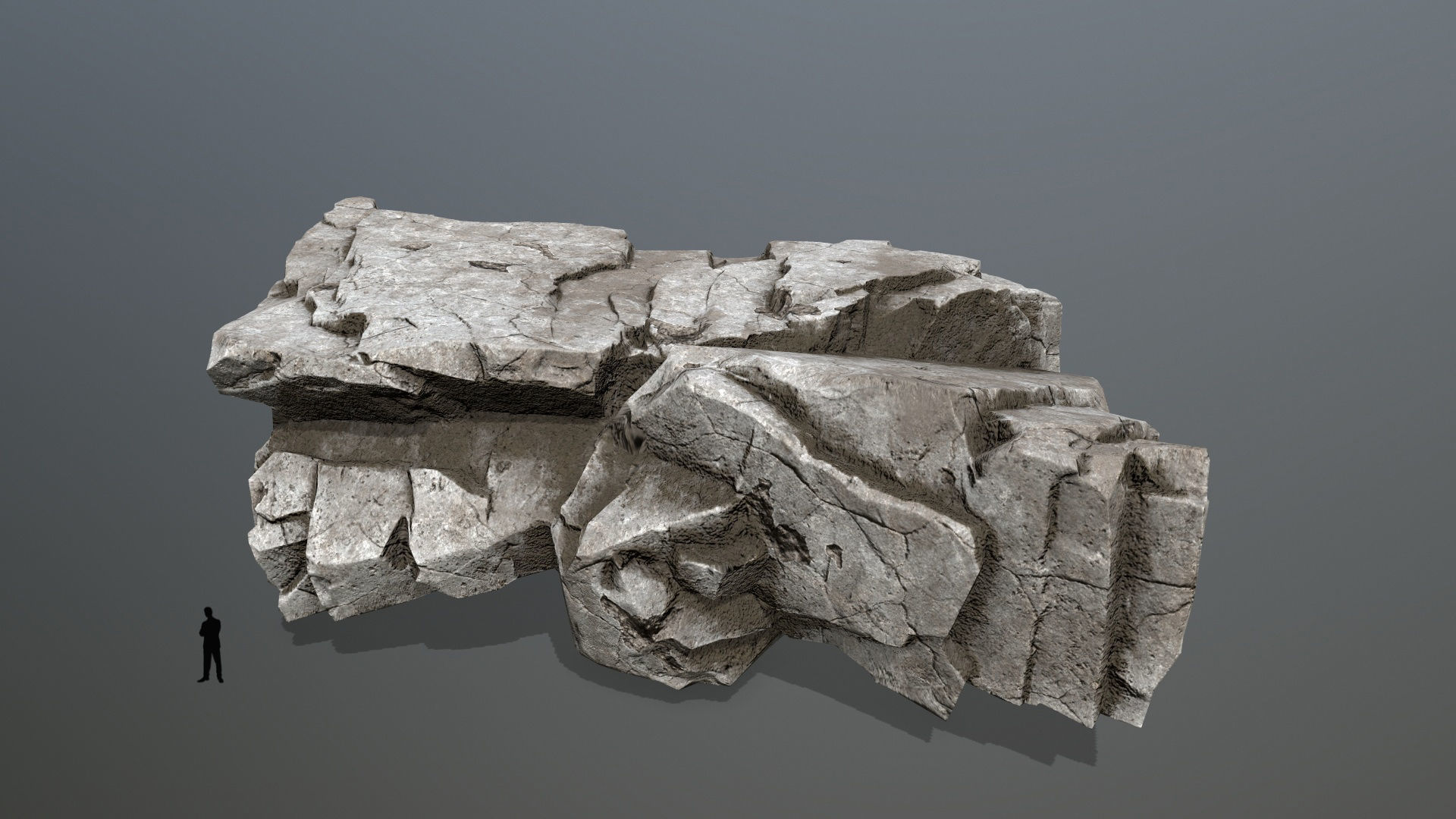 rocks Low-poly 3D model_1