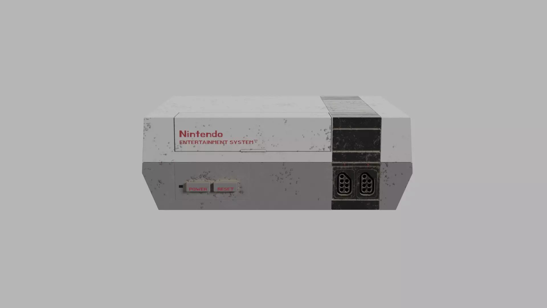 Nintendo Entertainment System 1983 Used 3D model