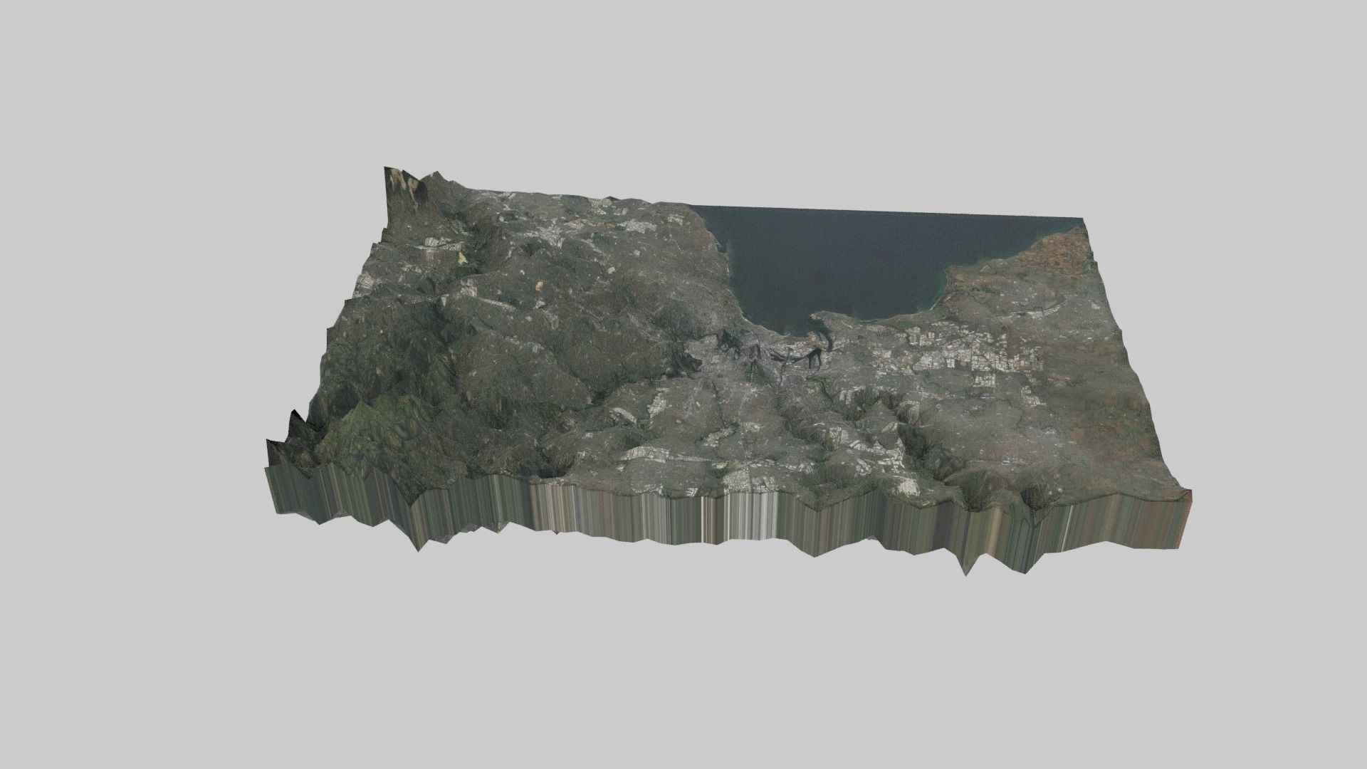 Melbourne City  Low-poly 3D model_4