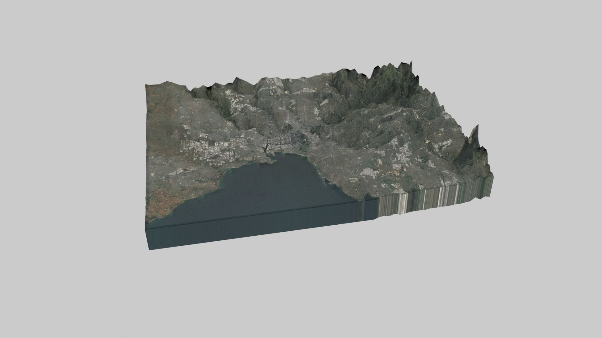 Melbourne City  Low-poly 3D model_7