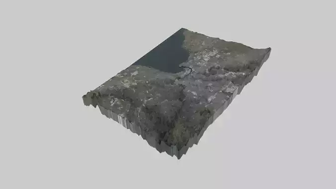 Melbourne City  Low-poly 3D model