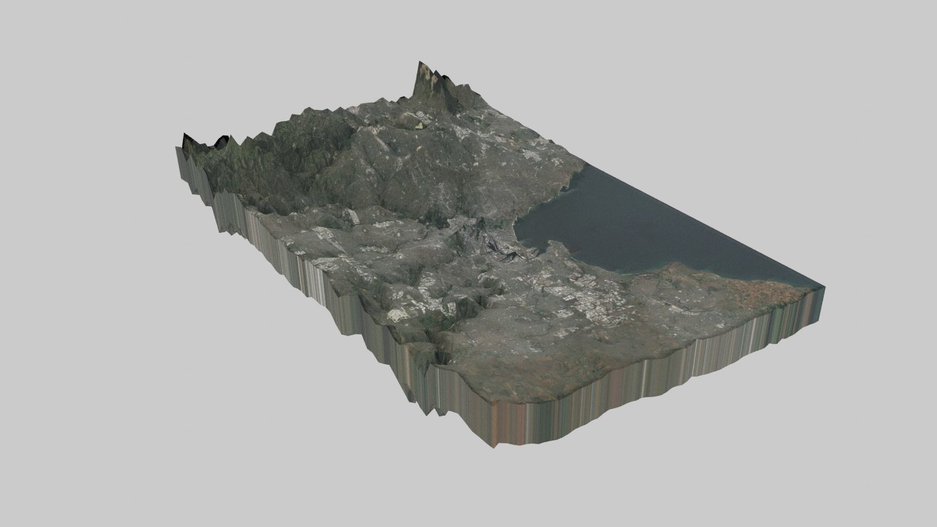 Melbourne City  Low-poly 3D model_5