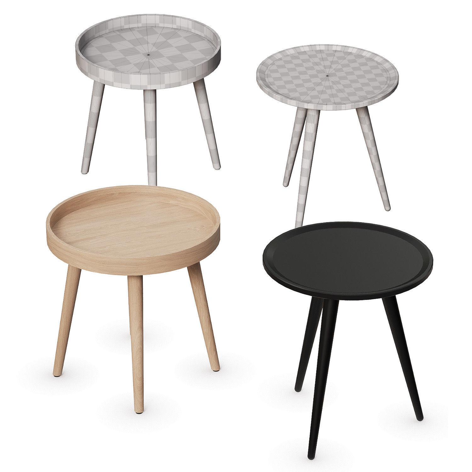 The set of coffee tables 3D model_5