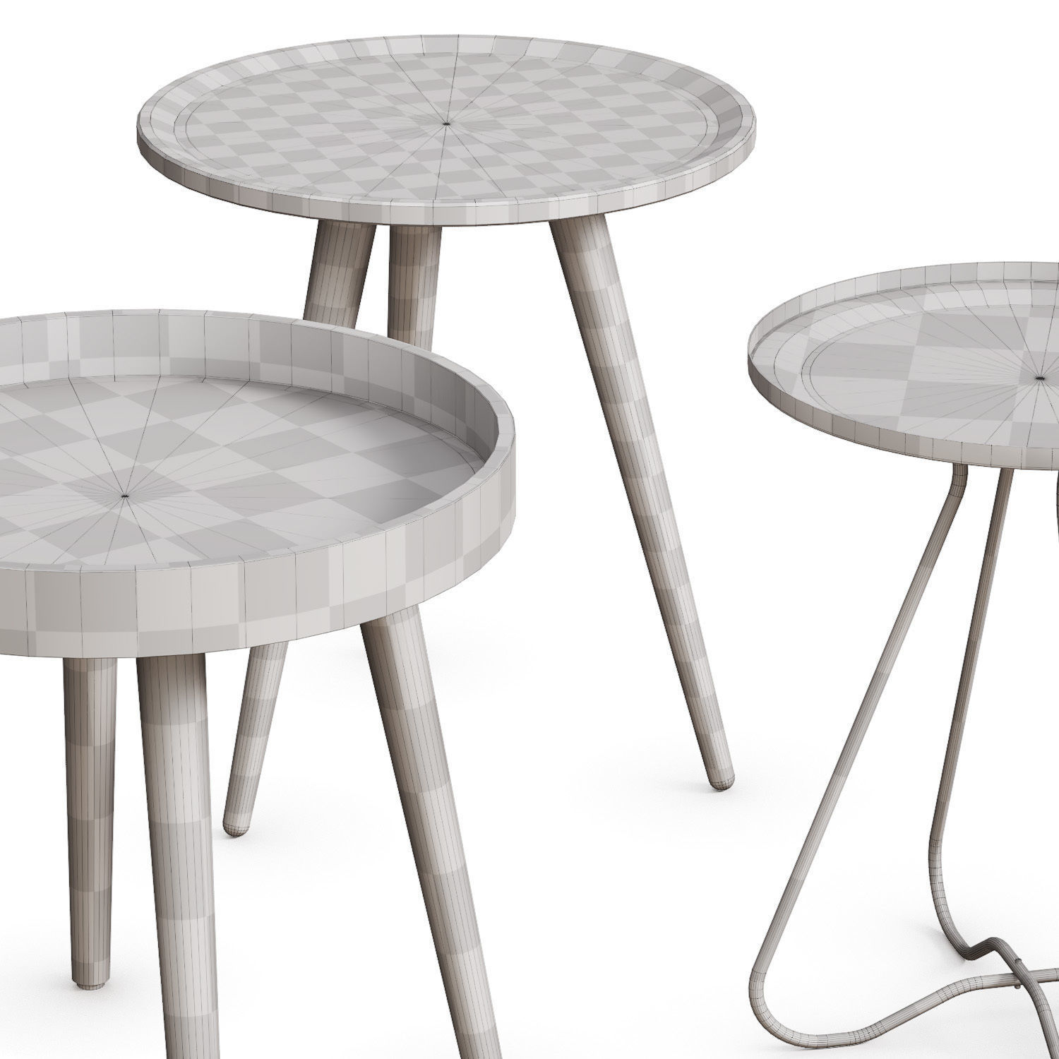 The set of coffee tables 3D model_6