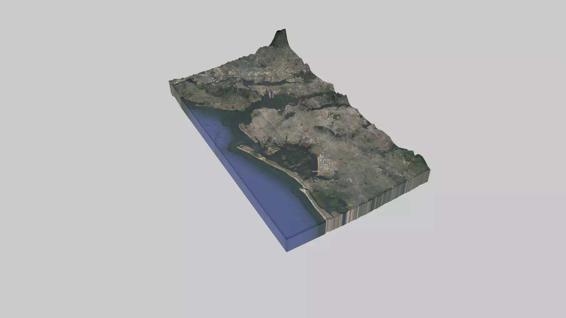 New York City  Low-poly 3D model_0