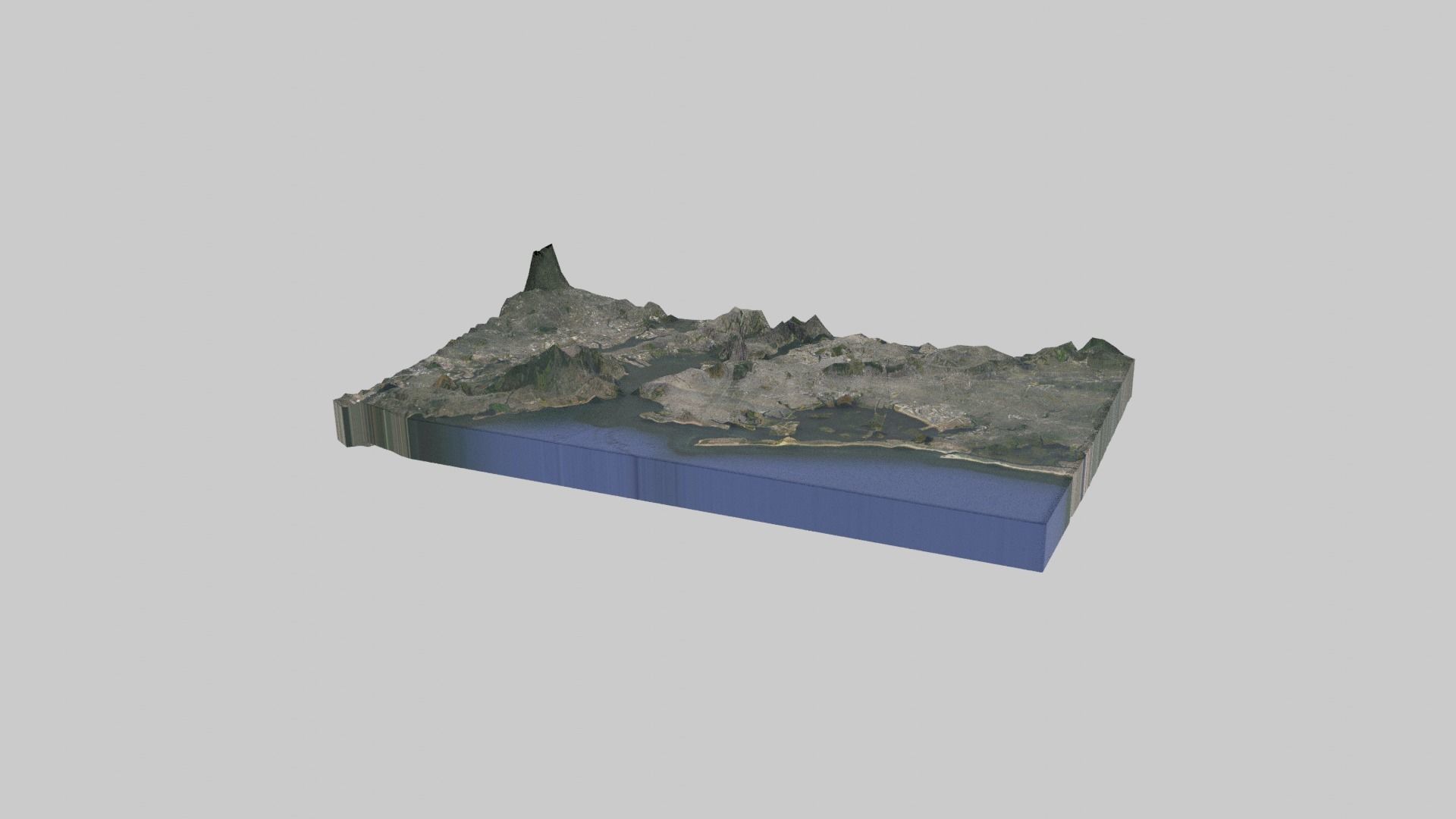 New York City  Low-poly 3D model_3