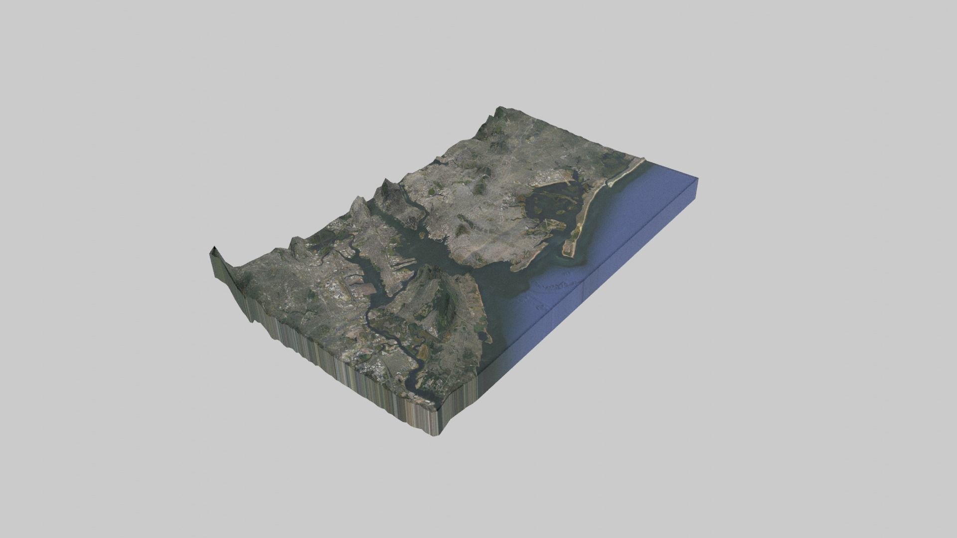 New York City  Low-poly 3D model_6