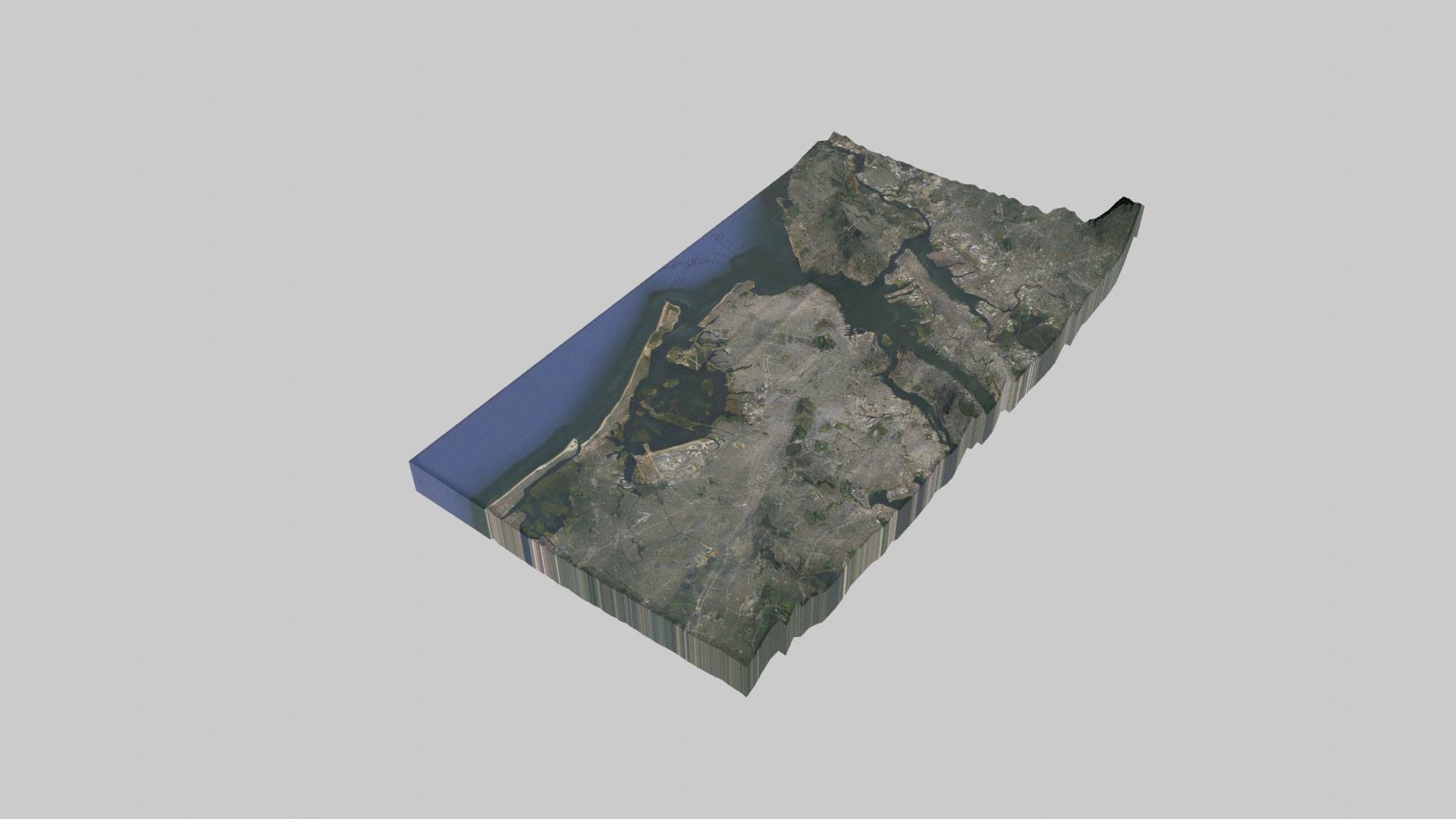 New York City  Low-poly 3D model_1