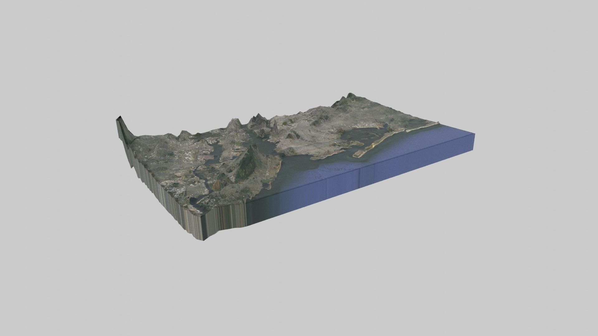 New York City  Low-poly 3D model_2