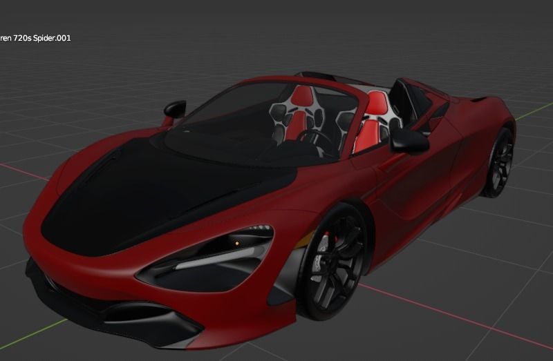 McLaren 720s Spider 3D model_4