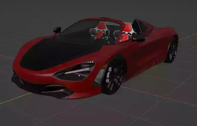 McLaren 720s Spider 3D model