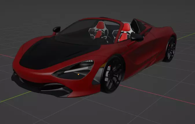 McLaren 720s Spider 3D model_0