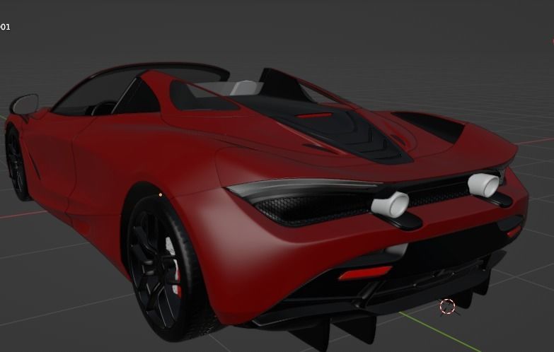 McLaren 720s Spider 3D model_3
