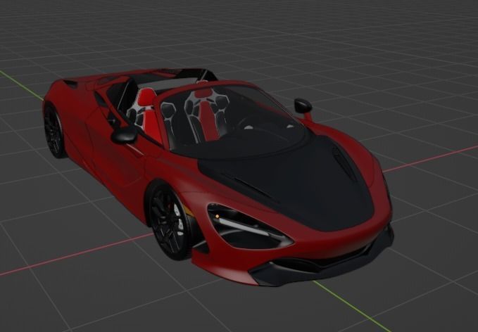 McLaren 720s Spider 3D model_5
