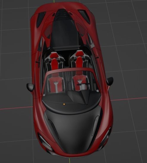 McLaren 720s Spider 3D model_2