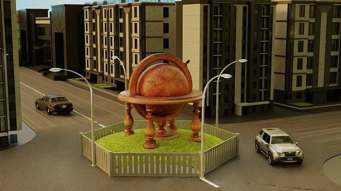 city environment  Free 3D model