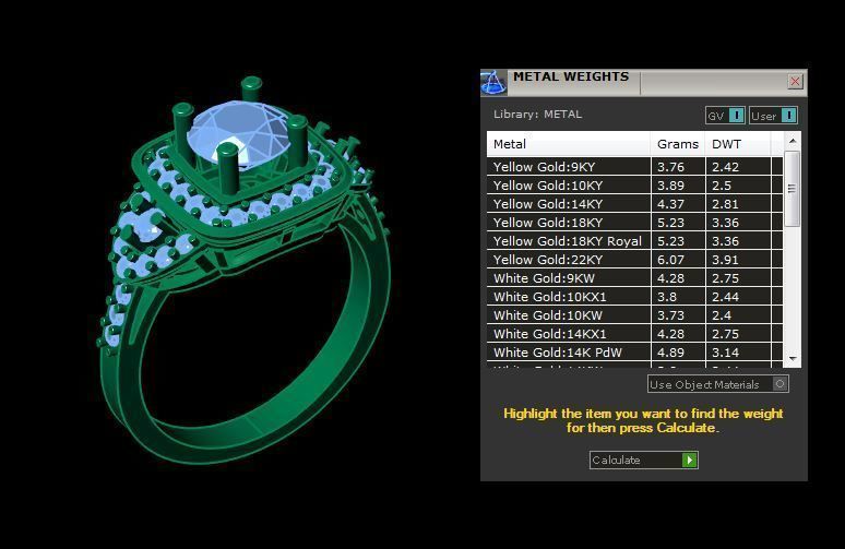 Diamond Ring 3D print model_5