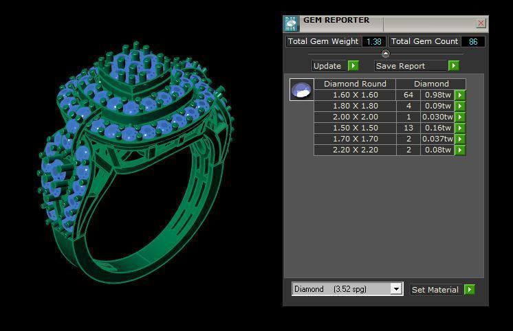 Diamond Ring 3D print model_5