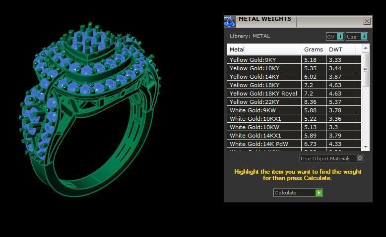 Diamond Ring 3D print model_6