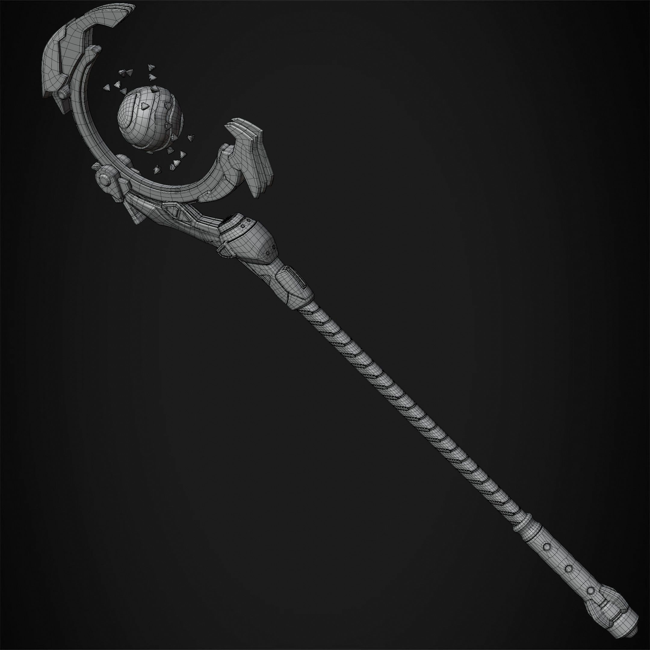 Overwatch 2 Ramattra Staff for Cosplay 3D print model_19