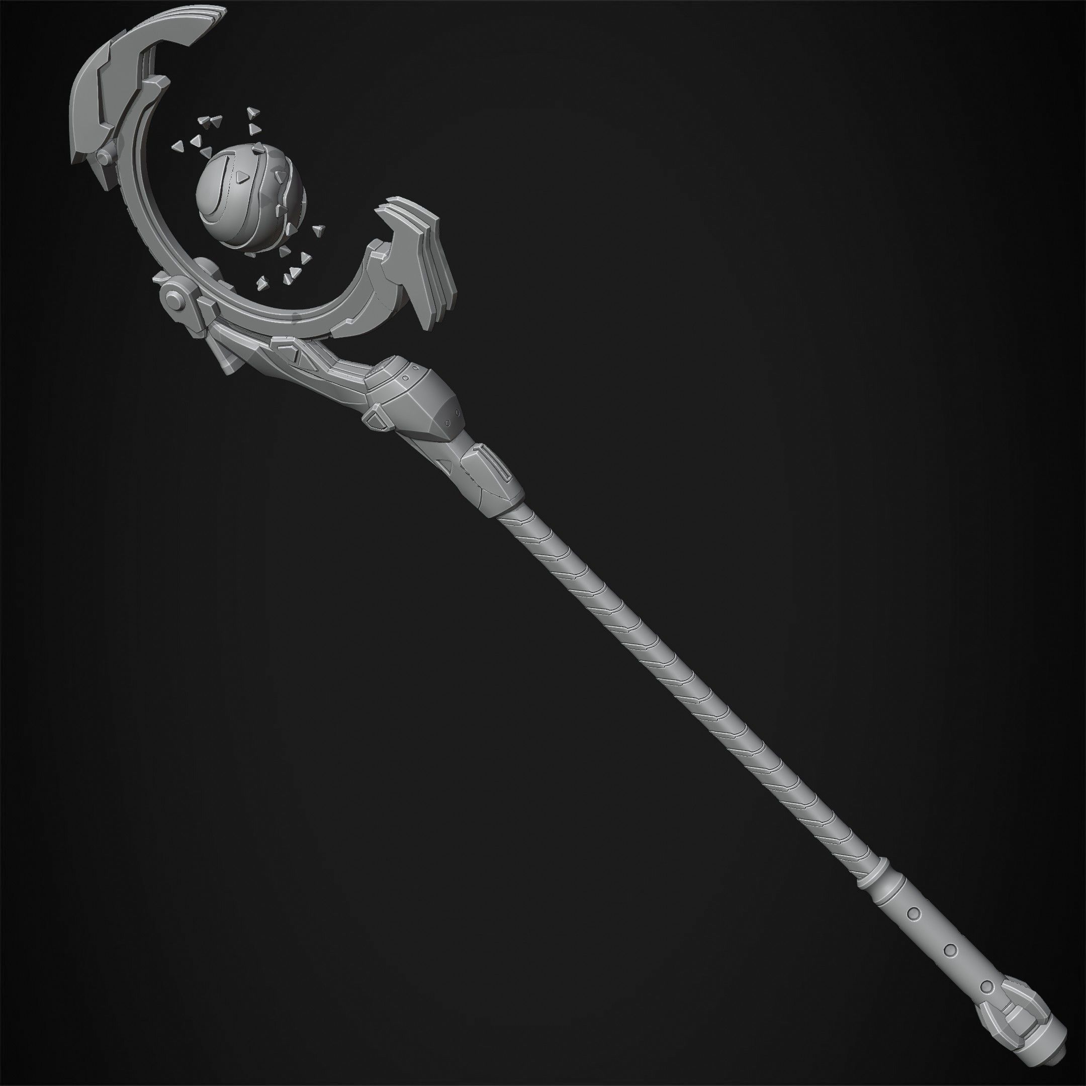 Overwatch 2 Ramattra Staff for Cosplay 3D print model_18