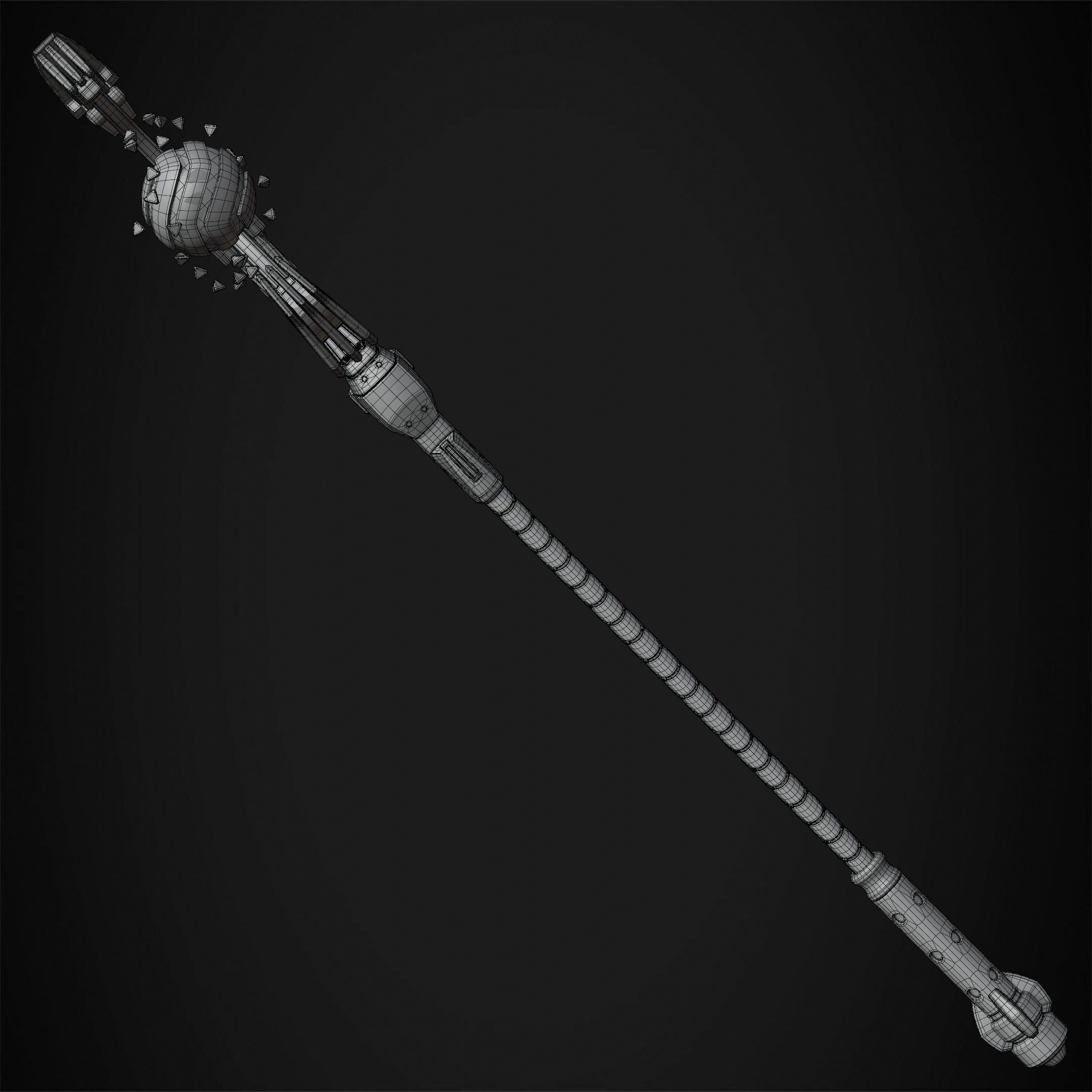 Overwatch 2 Ramattra Staff for Cosplay 3D print model_21
