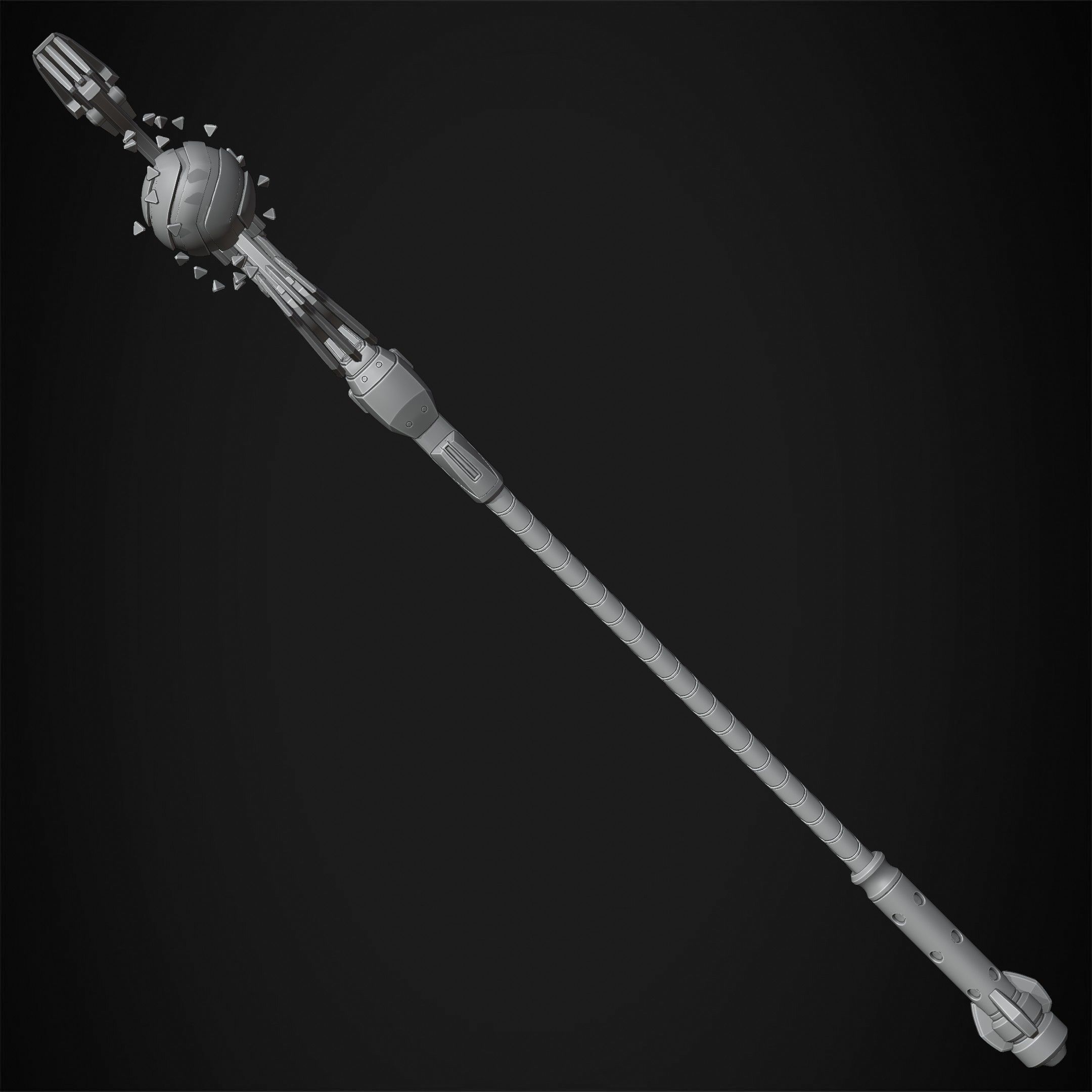 Overwatch 2 Ramattra Staff for Cosplay 3D print model_20