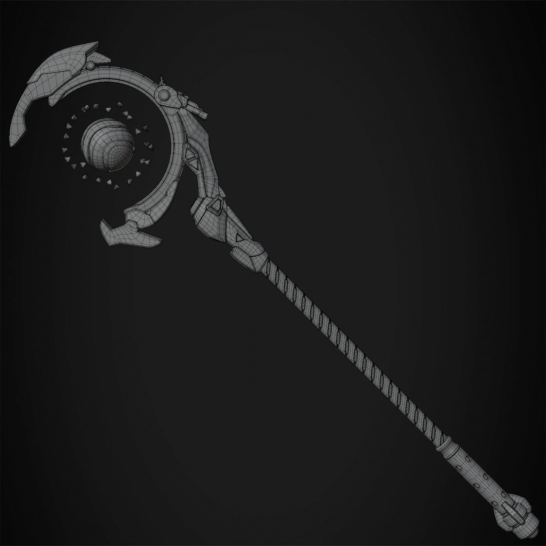 Overwatch 2 Ramattra Staff for Cosplay 3D print model_25