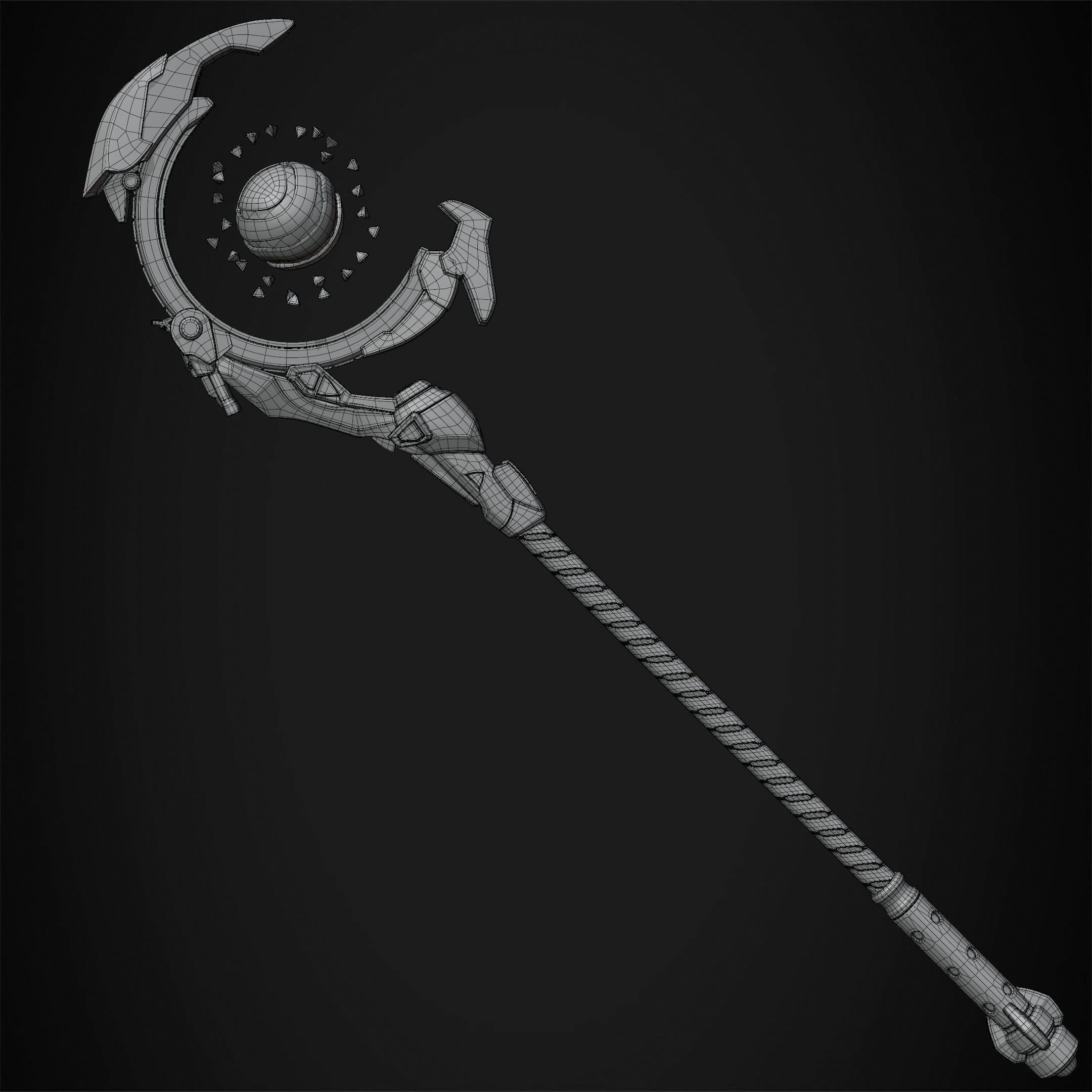 Overwatch 2 Ramattra Staff for Cosplay 3D print model_17