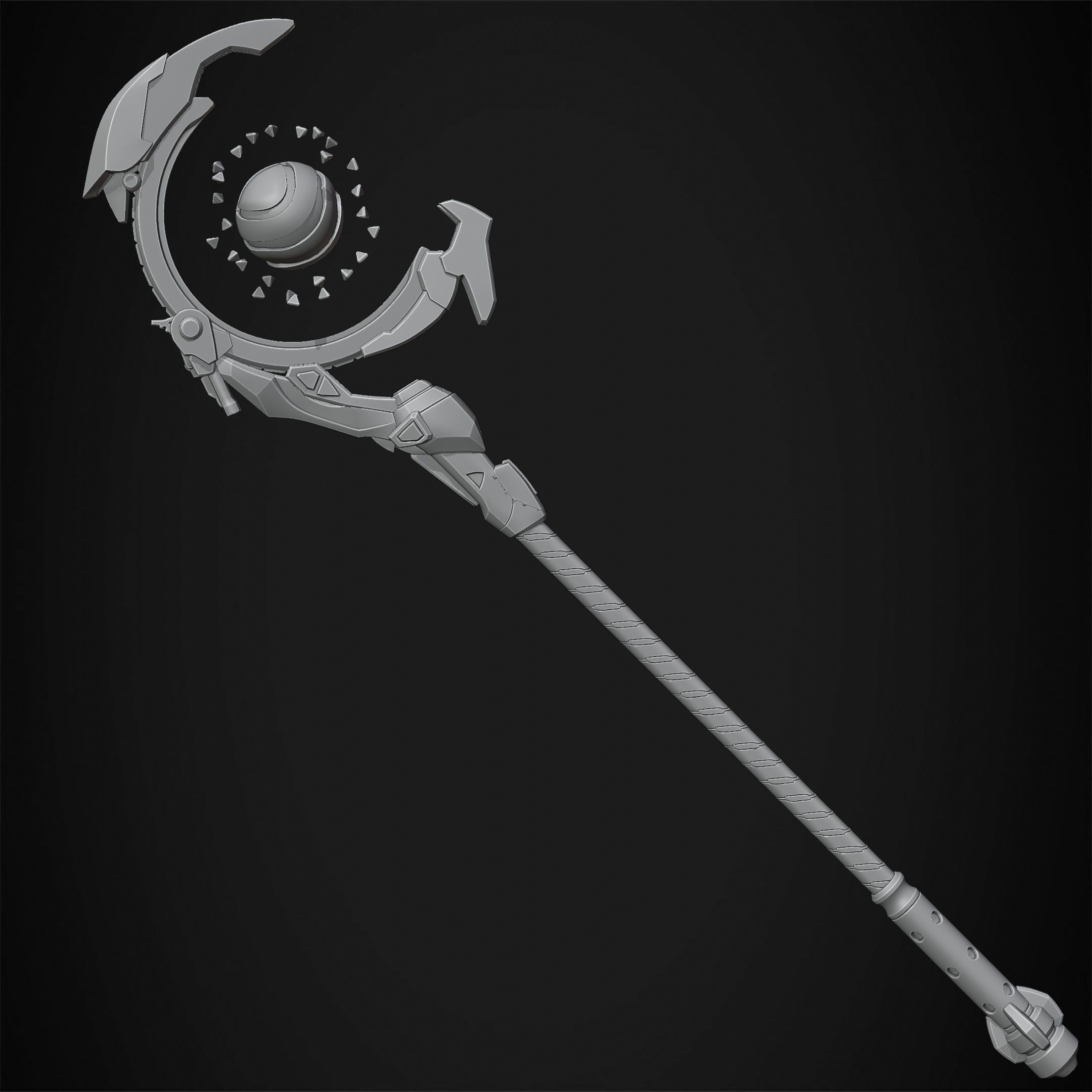 Overwatch 2 Ramattra Staff for Cosplay 3D print model_16