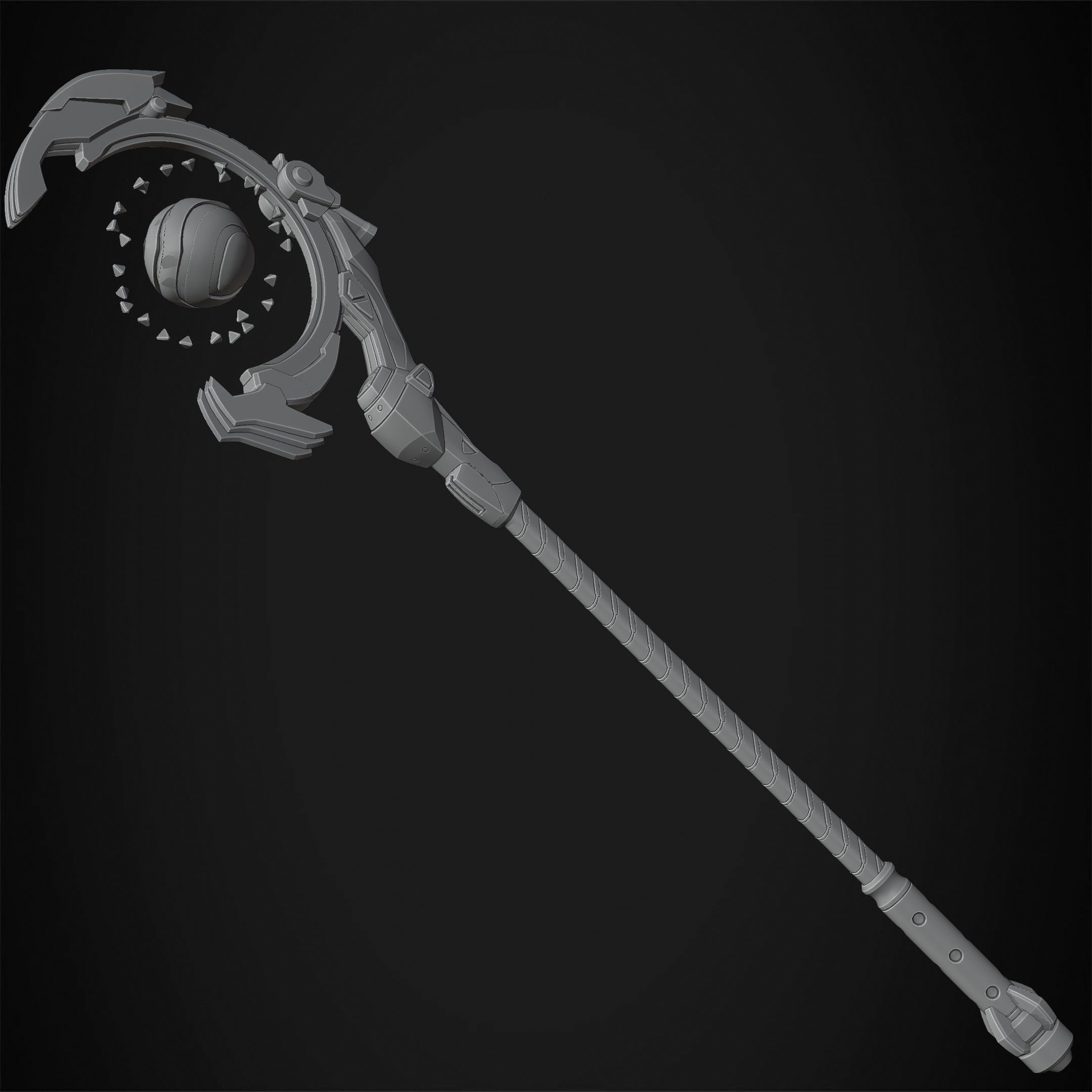 Overwatch 2 Ramattra Staff for Cosplay 3D print model_22