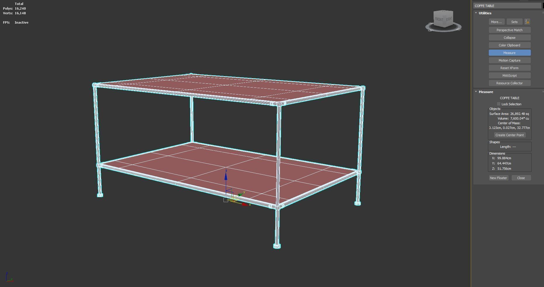 COFFEE TABLE 003 3D model_8