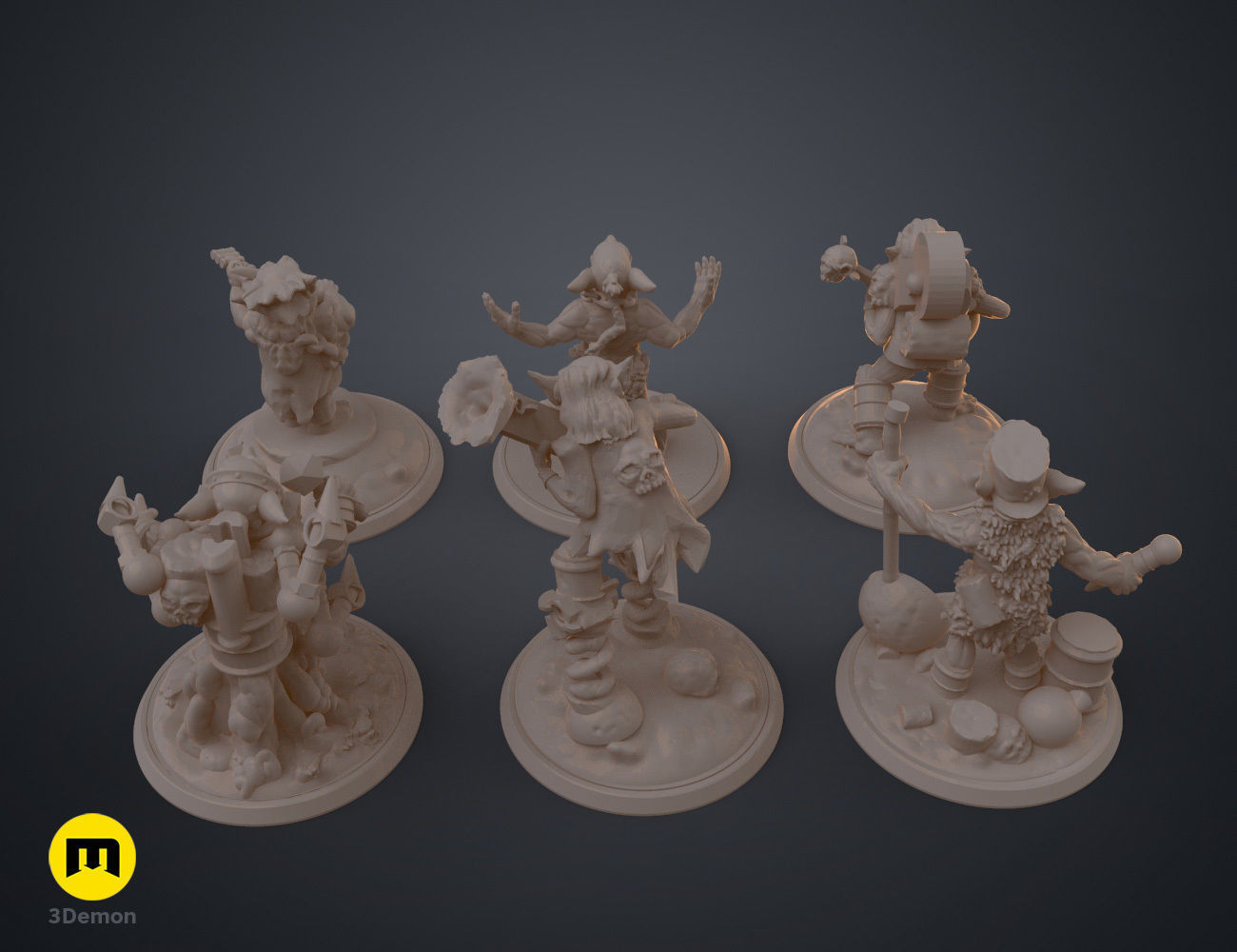 Goblin Band - DnD Set 3D print model_11