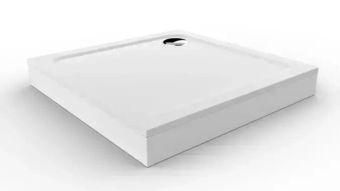 Square Shower Tray with cover panels and booster legs
