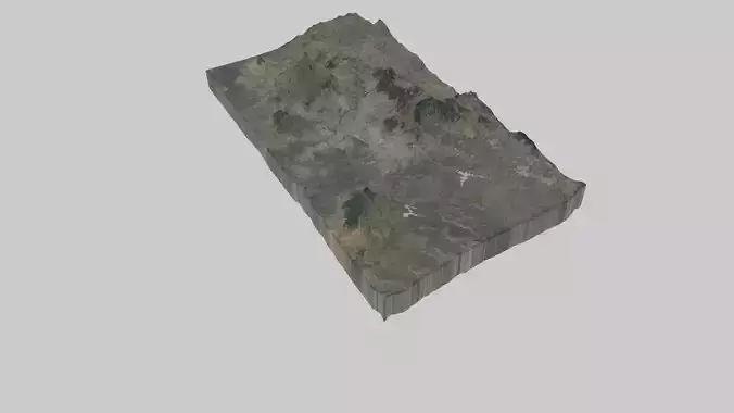 ADDIS ABABA City Low-poly 3D model