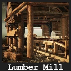 Lumber Mill 37 Assets Low-poly 3D model_1
