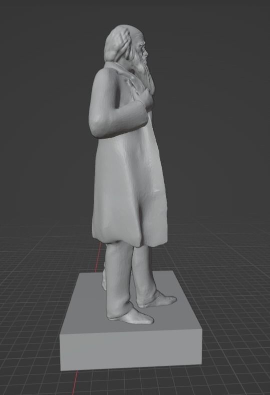 Charles Darwin 3D print model_18