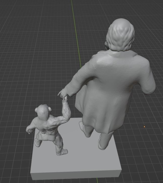 Charles Darwin 3D print model_20