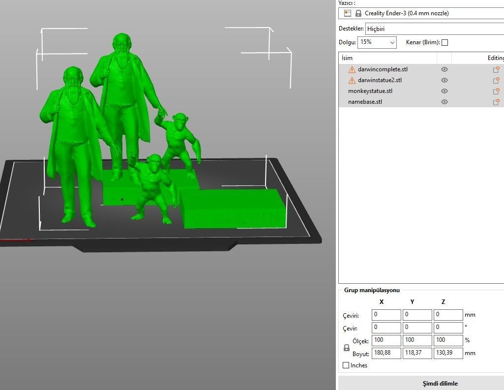 Charles Darwin 3D print model_15