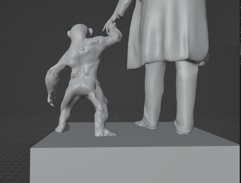 Charles Darwin 3D print model_5