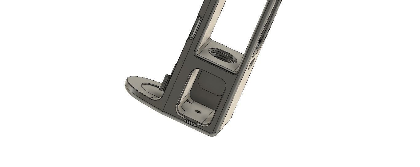 Boro Mechanical Mod with PROTOCOL connector and battery cover 3D print model_7