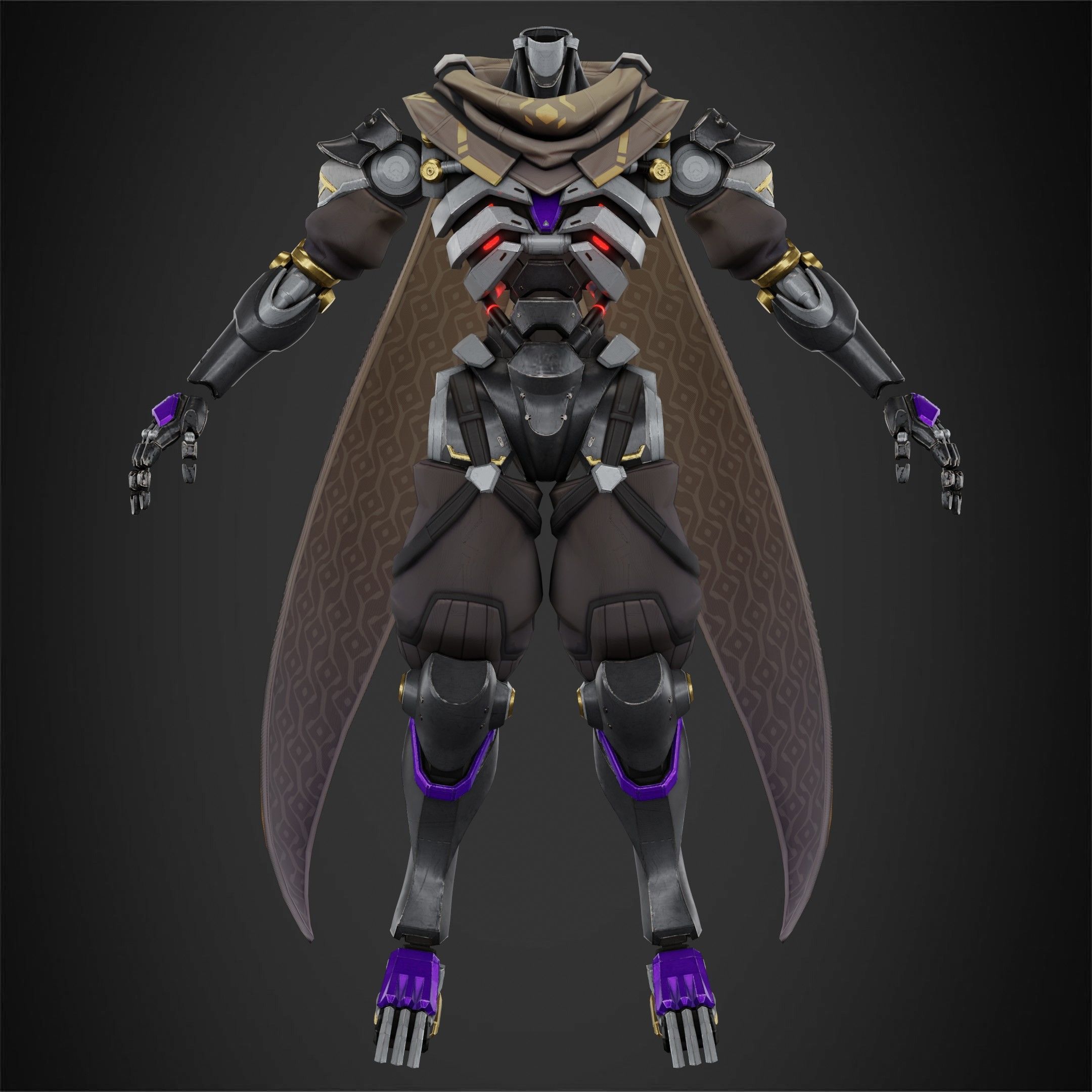 Overwatch 2 Ramattra Armor for Cosplay 3D print model_2