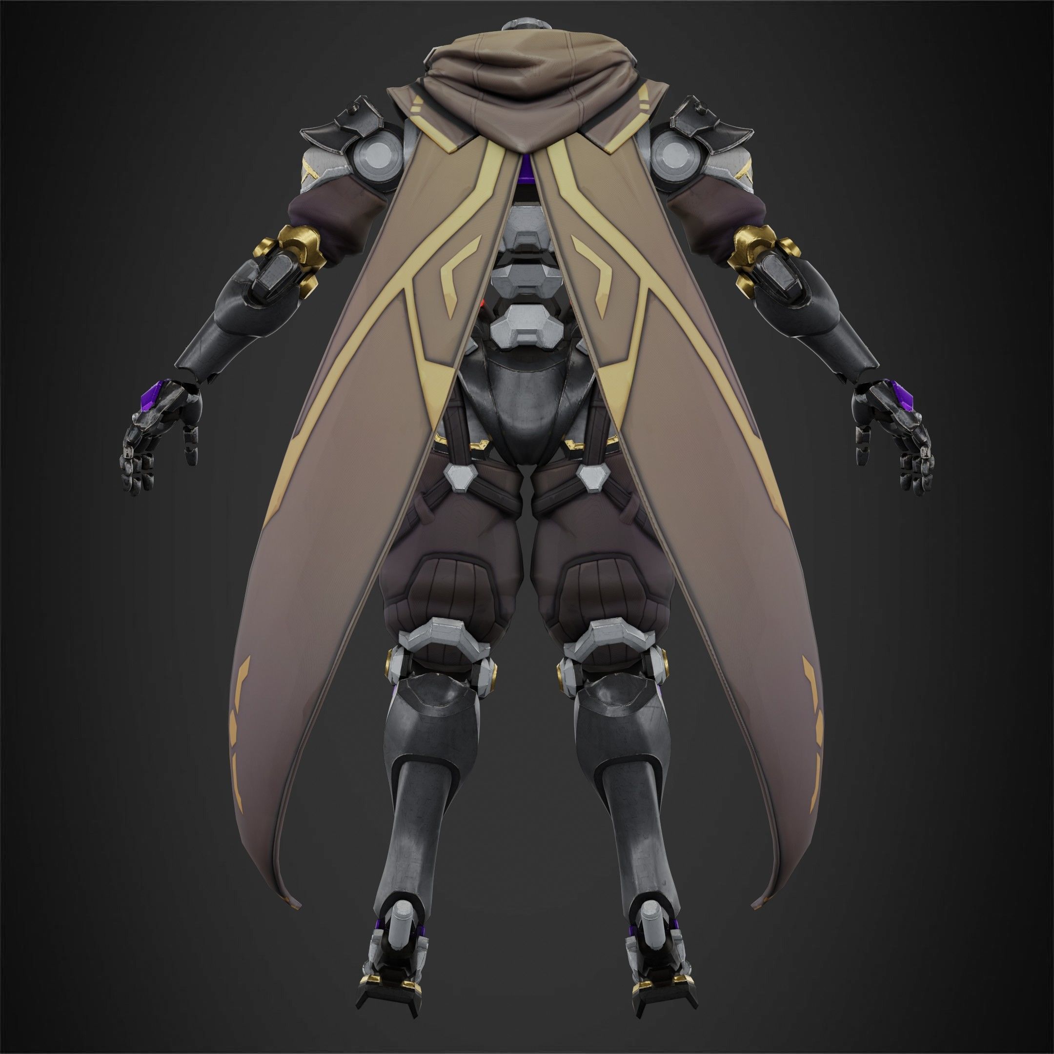 Overwatch 2 Ramattra Armor for Cosplay 3D print model_6